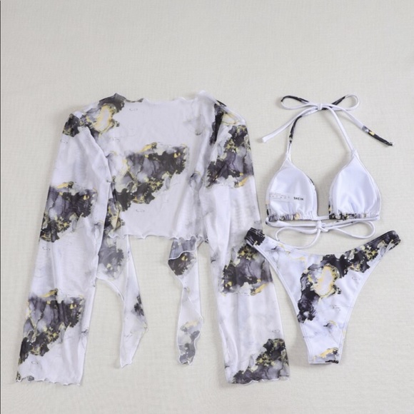 Marble Swim Suit NWT! - Picture 3 of 5